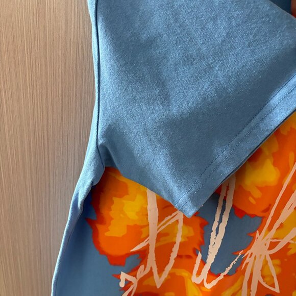 Denim Tears X Offset Blue Loose Round Neck T-Shirt - Picture 3 of 5